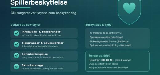 Spillerbeskyttelse: slik fungerer ansvarlig spill